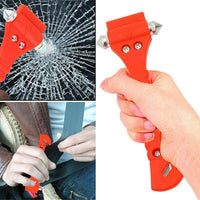 Car Emergency Hammer Window Glass Breaker Seat Belt Cutter Safety Escape Tool