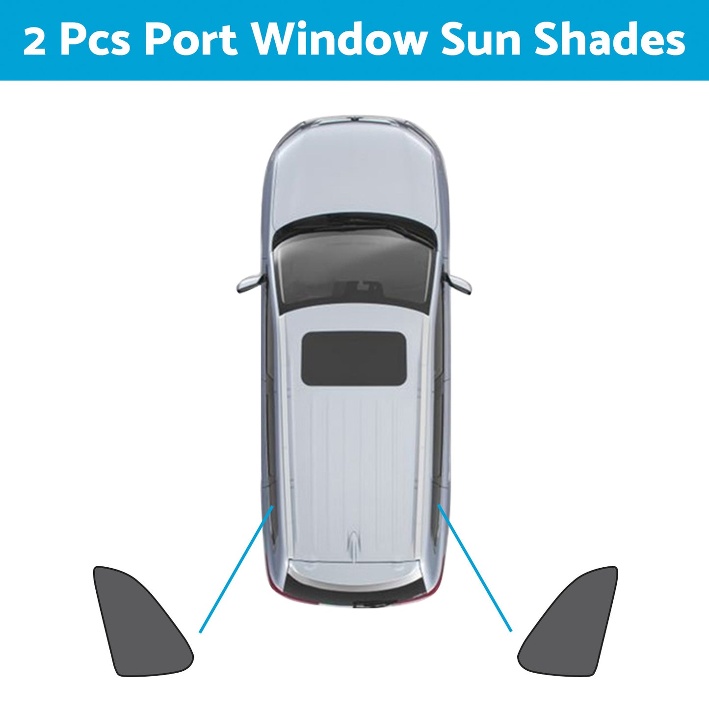 Front Rear Port Window Magnetic Mesh Sun Shade Suitable For Jeep Grand Cherokee