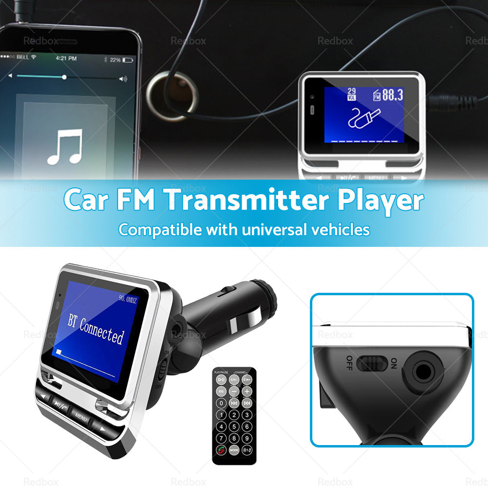 {{ Handsfree Wireless Bluetooth-compatible Car FM Transmitter MP3 Player USB Charge }} - Buy Car Parts Online at {{ Kaka Auto Parts }}.