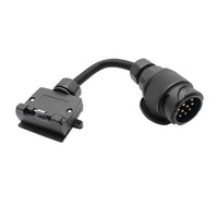 13 Pin Plug to 7 Pin Flat Socket Suitable For Trailer Caravan Wiring Connector