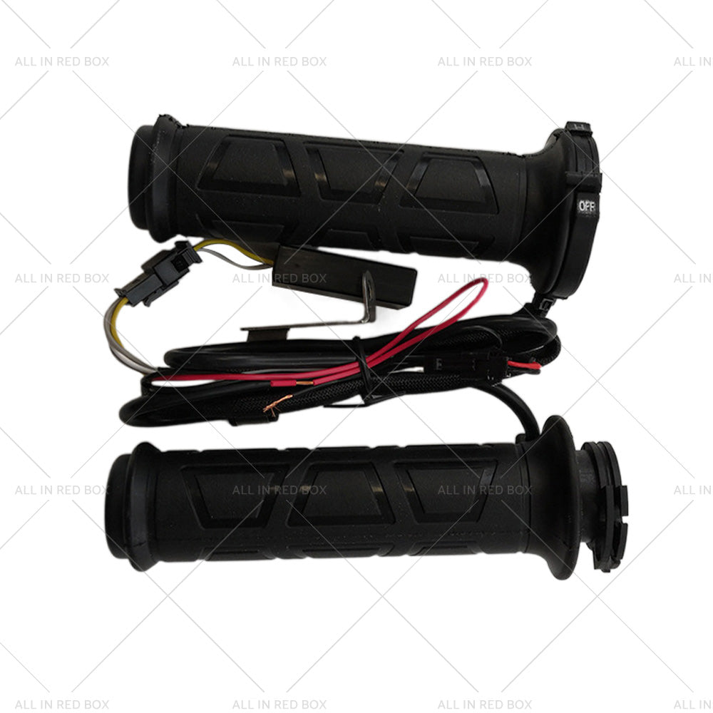 {{ 12v Motorcycle Heated Hand Rubber Grips 22mm 7 8'' Handlebar Grip Adjustable Hot }} - Buy Car Parts Online at {{ Kaka Auto Parts }}.