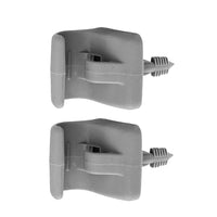 2x Sun Visor Clip Left & Right Side Suitable For Hyundai Getz 2002-2011 Grey 852351C300QS