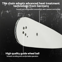 20'' 3/8 .058 72DL Chainsaw Bar & Tungsten Chain Suitable For Poulan/Poulan Pro