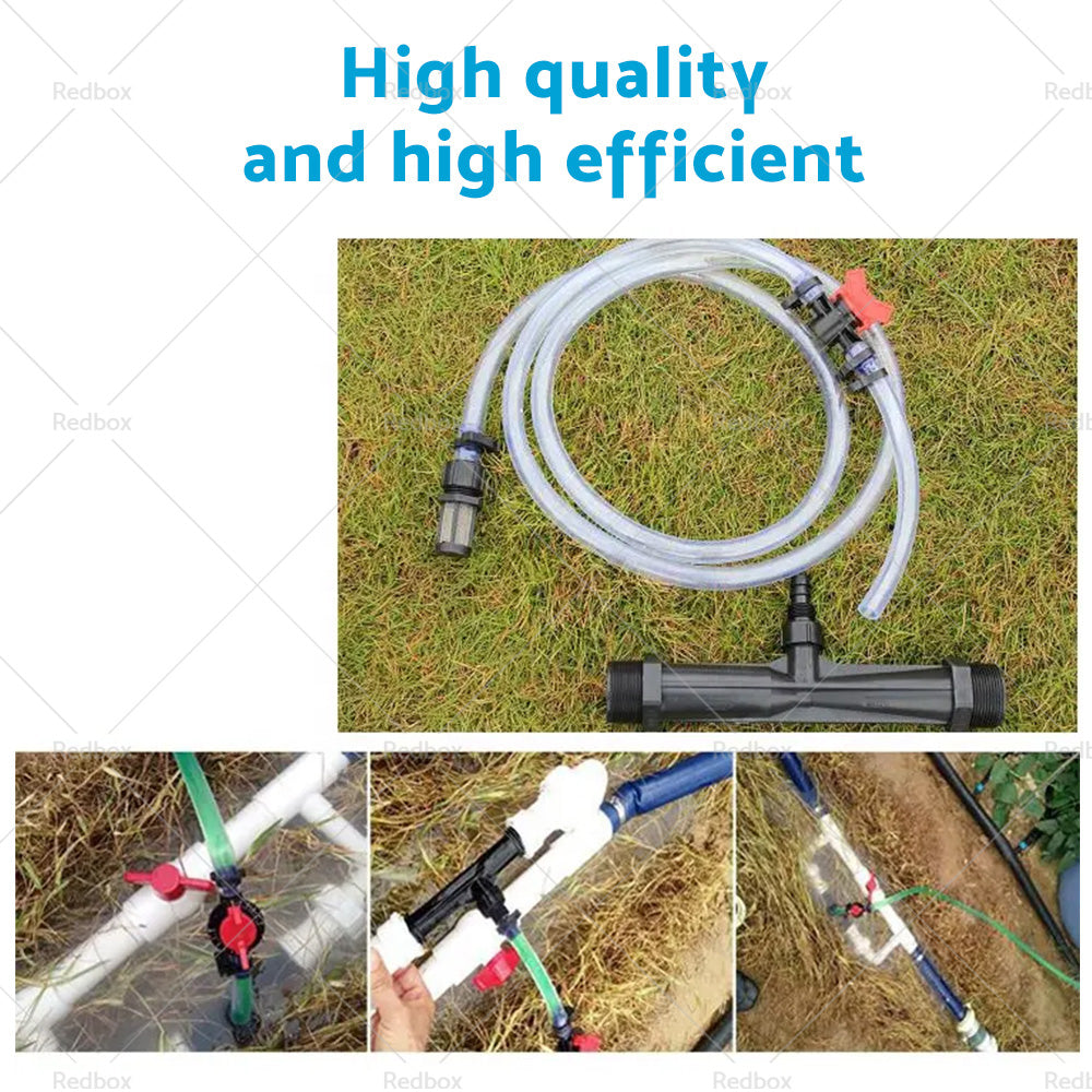 {{ 1/2  3/4  Irrigation Venturi Fertilizer Kit Injector Water Tube Switch Filter }} - Buy Car Parts Online at {{ Kaka Auto Parts }}.