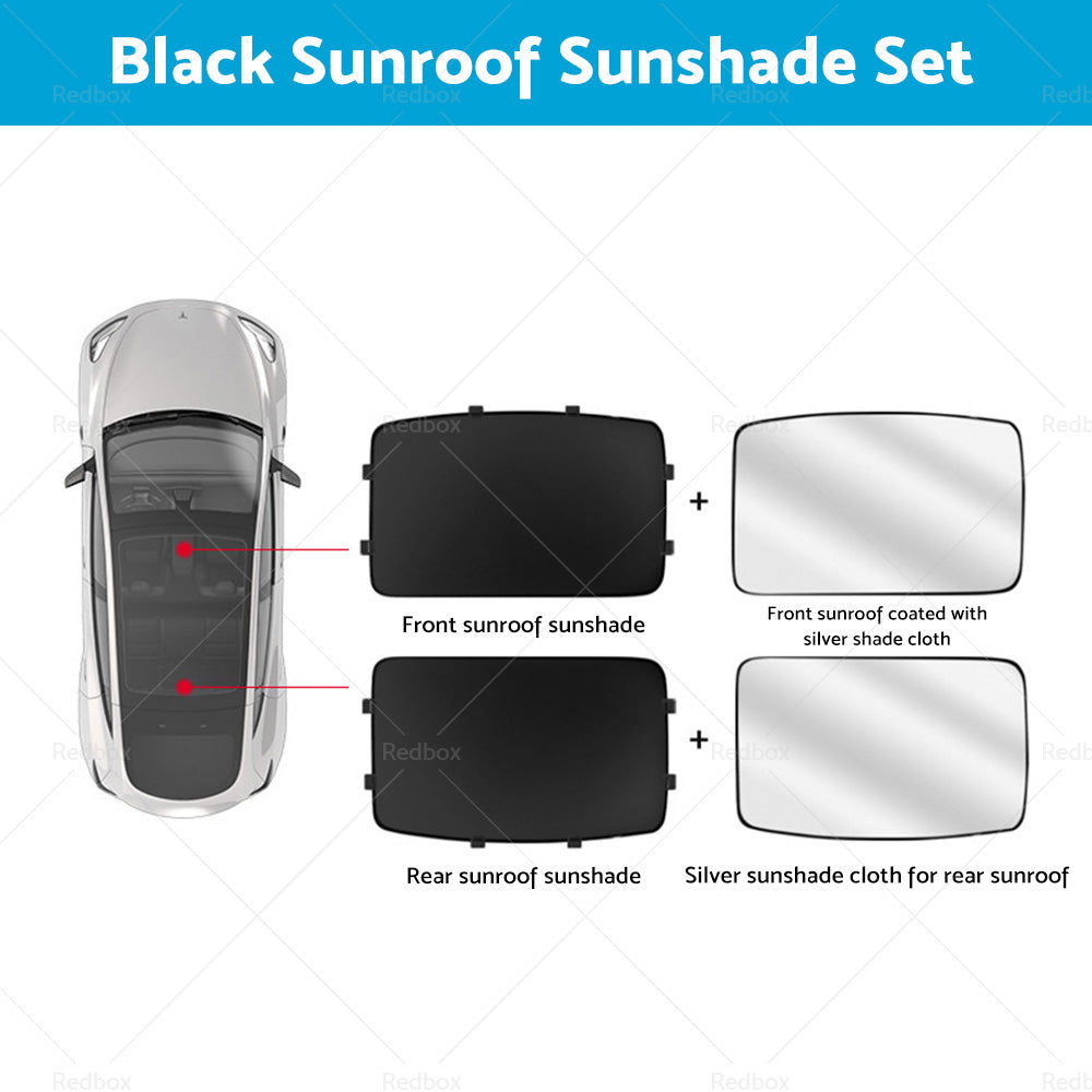 {{ For Tesla Model Y Glass Sun Roof Shade Sunroof Window UV Film Blind Sunshade Mesh }} - Buy Car Parts Online at {{ Kaka Auto Parts }}.