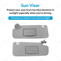 {{ Pair Sun Visor Left Right Suitable For Holden Barina TM 2011-2018 Grey }} - Buy Car Parts Online at {{ Kaka Auto Parts }}.