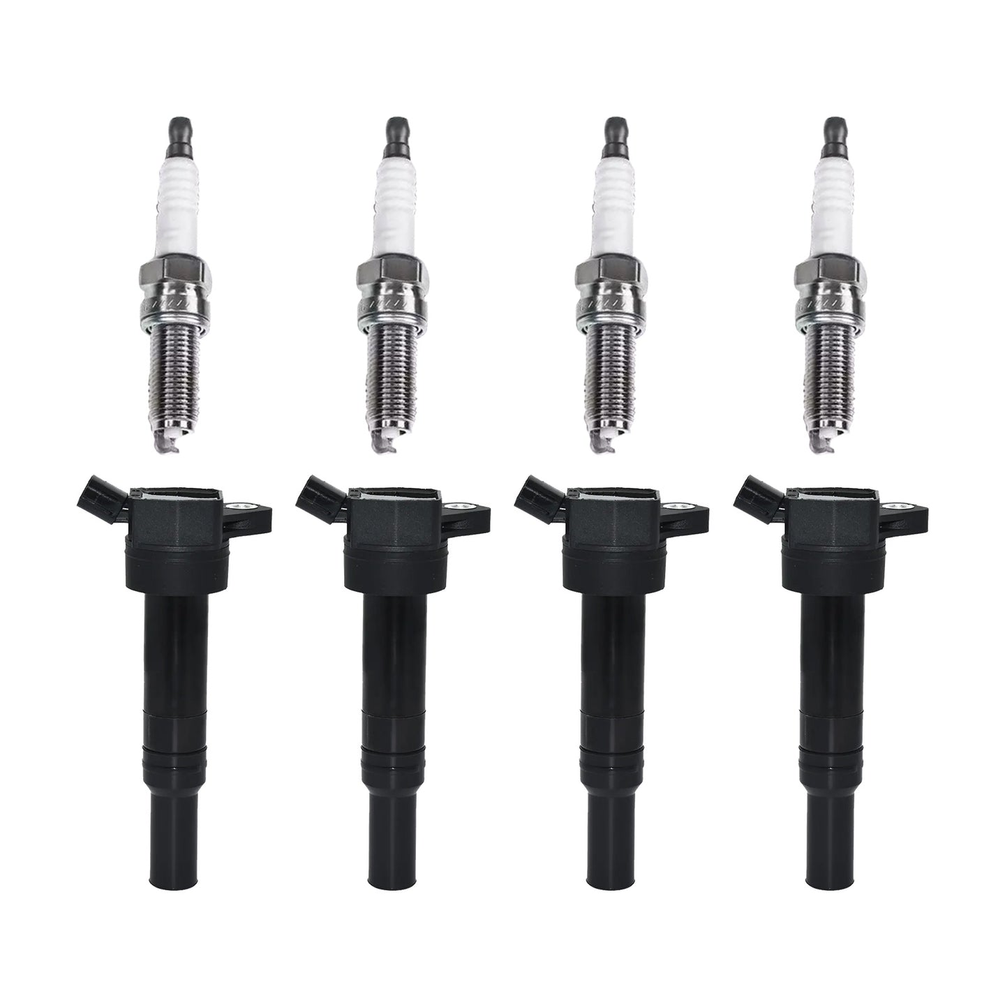 {{ 4x Ignition Coils&4x Spark Plug Suitable for Hyundai Elantra Kia Soul 273002E000 }} - Buy Car Parts Online at {{ Kaka Auto Parts }}.