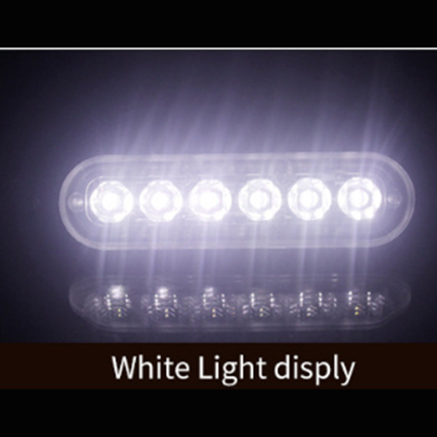 {{ 10 Pcs Amber Recovery Strobe 6 LED Lights Orange Grill Breakdown Flashing Beacon }} - Buy Car Parts Online at {{ Kaka Auto Parts }}.