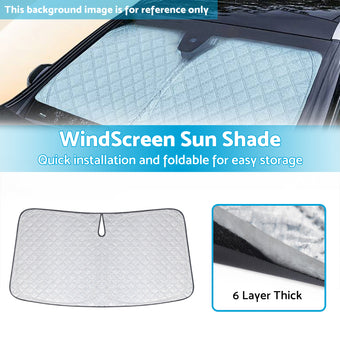 compare product 6 Layer Thick WindScreen Sun Shade Suitable For Toyota Camry 24 on UV Protection