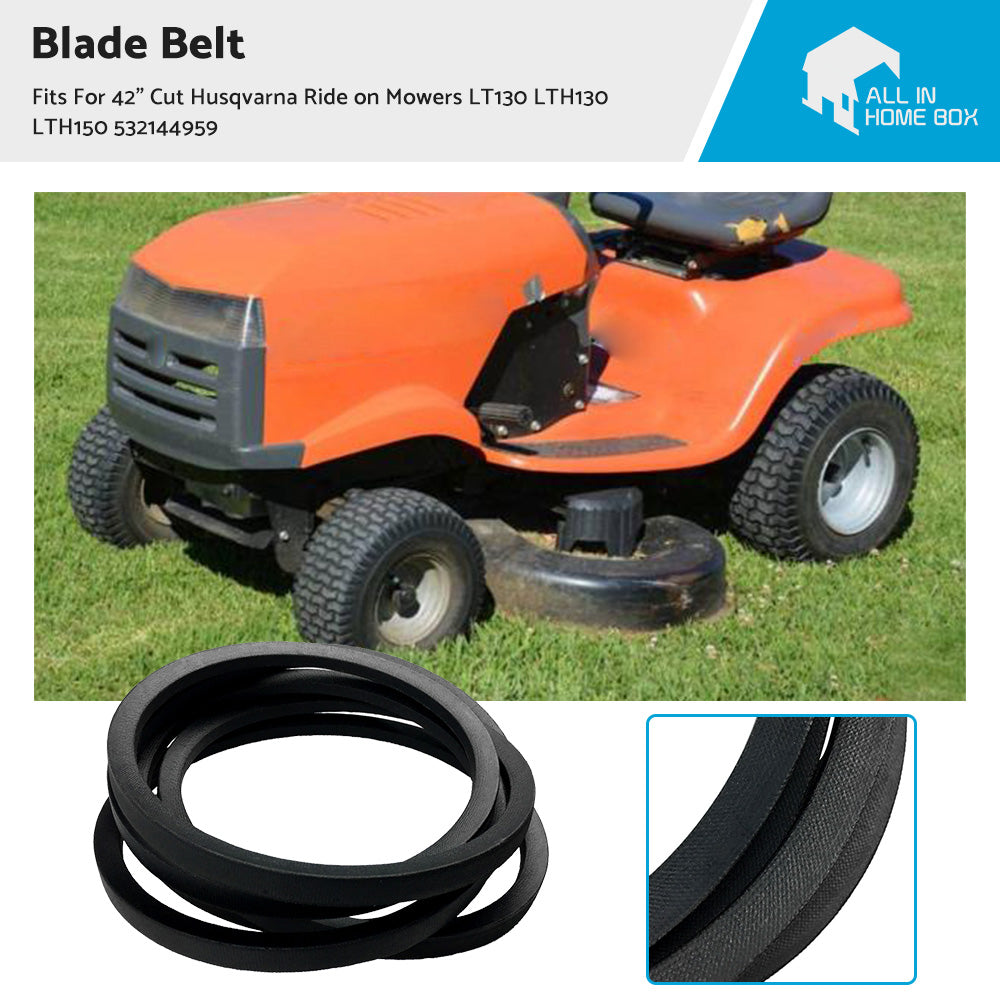 {{ Blade Belt For 42inch Cut Husqvarna Ride on Mowers LT130 LTH130 LTH150 532144959 }} - Buy Car Parts Online at {{ Kaka Auto Parts }}.