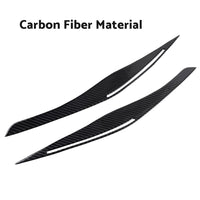Carbon Fiber Headlight Eyebrow/Eyelids Cover Trim Suitable For BMW E90/E91 328i & 335i