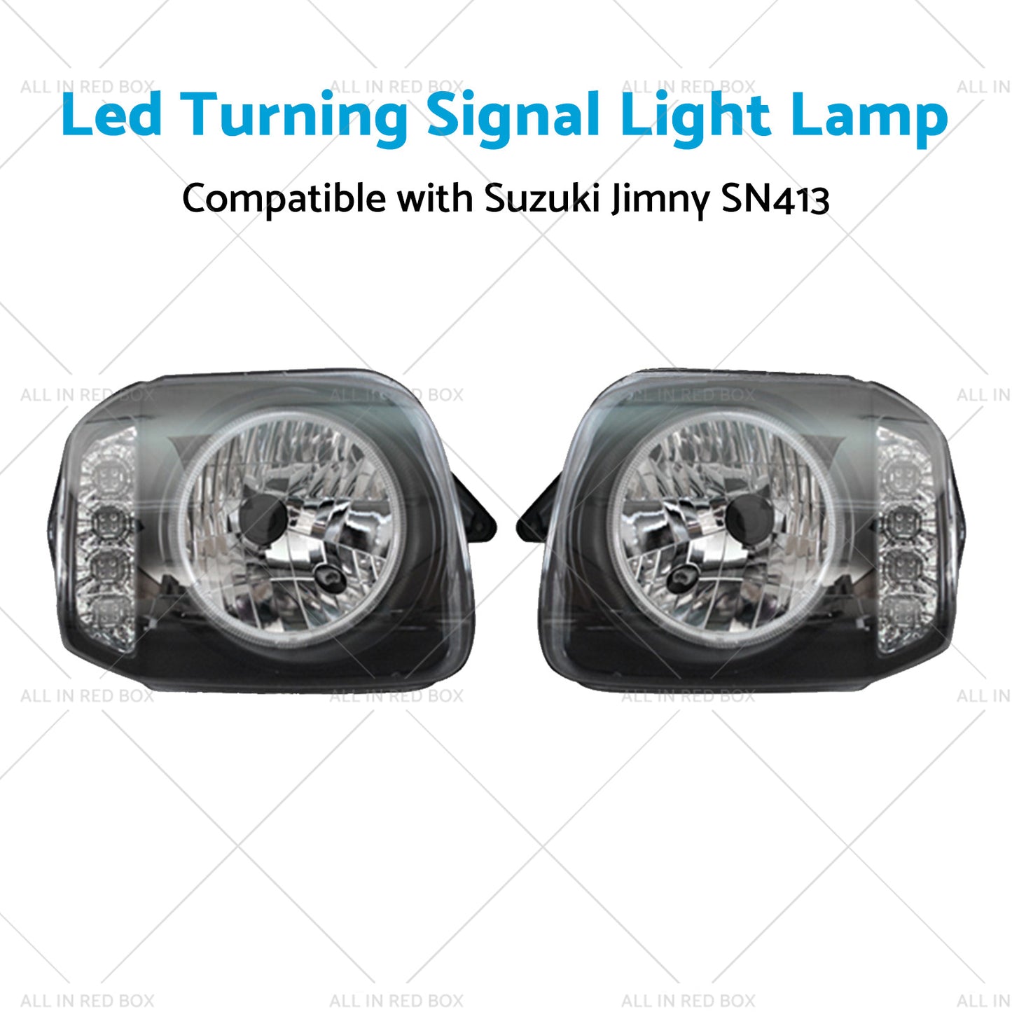 {{ Led Turning Signal Light Lamps  Angel Eyes  Suitablefor Suzuki Jimny SN413 98-17 }} - Buy Car Parts Online at {{ Kaka Auto Parts }}.