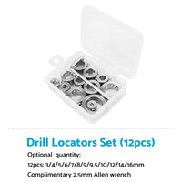 Drill Stop Collar Set 3mm-16mm Drilling Bit Depth Stopper Ring Suitable For Woodworking