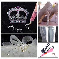 {{ Applicator Wand Heat Gun for Hot fix Hotfix Rhinestone Crystal Tool AU plug }} - Buy Car Parts Online at {{ Kaka Auto Parts }}.