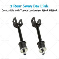 {{ 2 Rear Sway Bar LinkBush Kit Suitable for 92-19 Toyota Landcruiser FJ80R HZJ80R }} - Buy Car Parts Online at {{ Kaka Auto Parts }}.