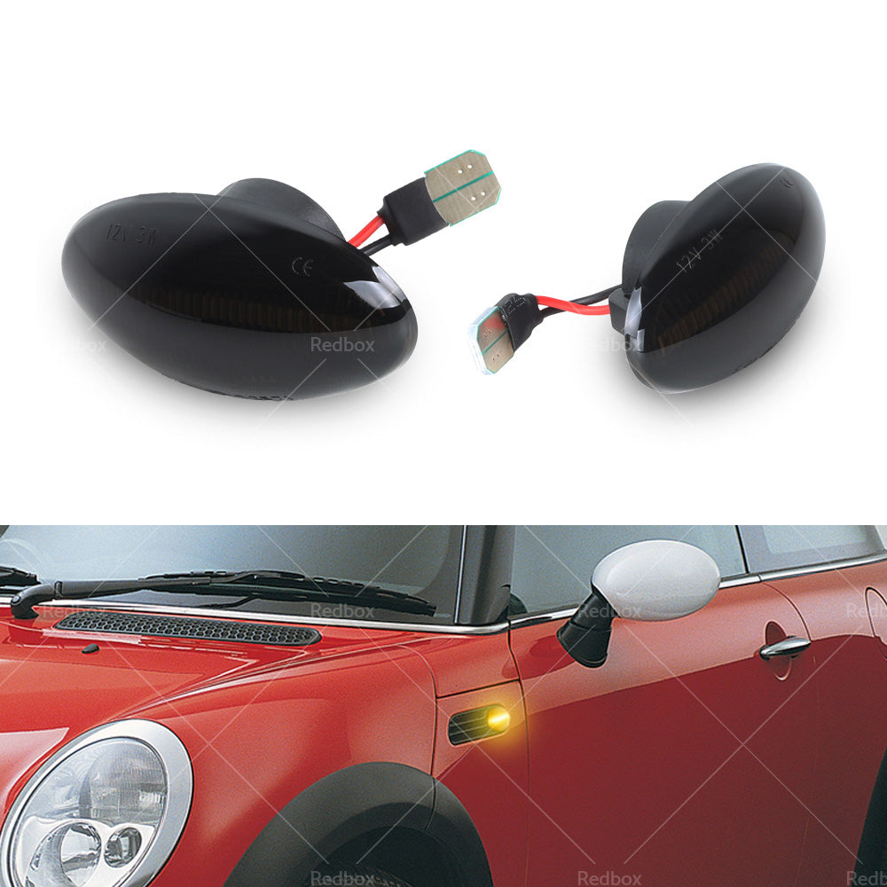 {{ Pair LED Side Indicator Turn Signal Light Lamp For Mini Cooper JCW R50 R53 R52 }} - Buy Car Parts Online at {{ Kaka Auto Parts }}.