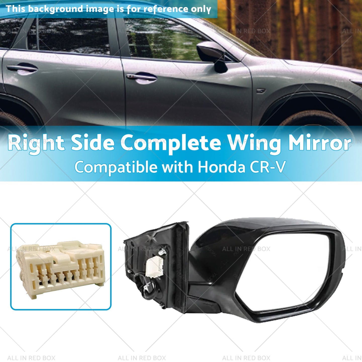 {{ Right Door Mirror Suitable for Honda CRV CR-V RM 2012-2017 Blinker RH }} - Buy Car Parts Online at {{ Kaka Auto Parts }}.