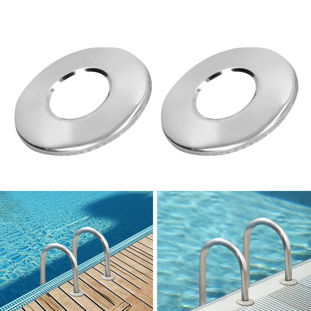 {{ Ladder Accessories 2Pcs Stainless Steel Bumpers Escutcheon Handrail Pool Covers }} - Buy Car Parts Online at {{ Kaka Auto Parts }}.