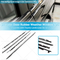 {{ Outer Door Rubber Weather Window Seal Suitable For Toyota Landcruiser 80 Series }} - Buy Car Parts Online at {{ Kaka Auto Parts }}.