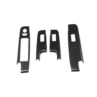 Carbon Fiber Pattern Window Lift Trim Suitable For Isuzu D-Max / Dmax 2021-2023