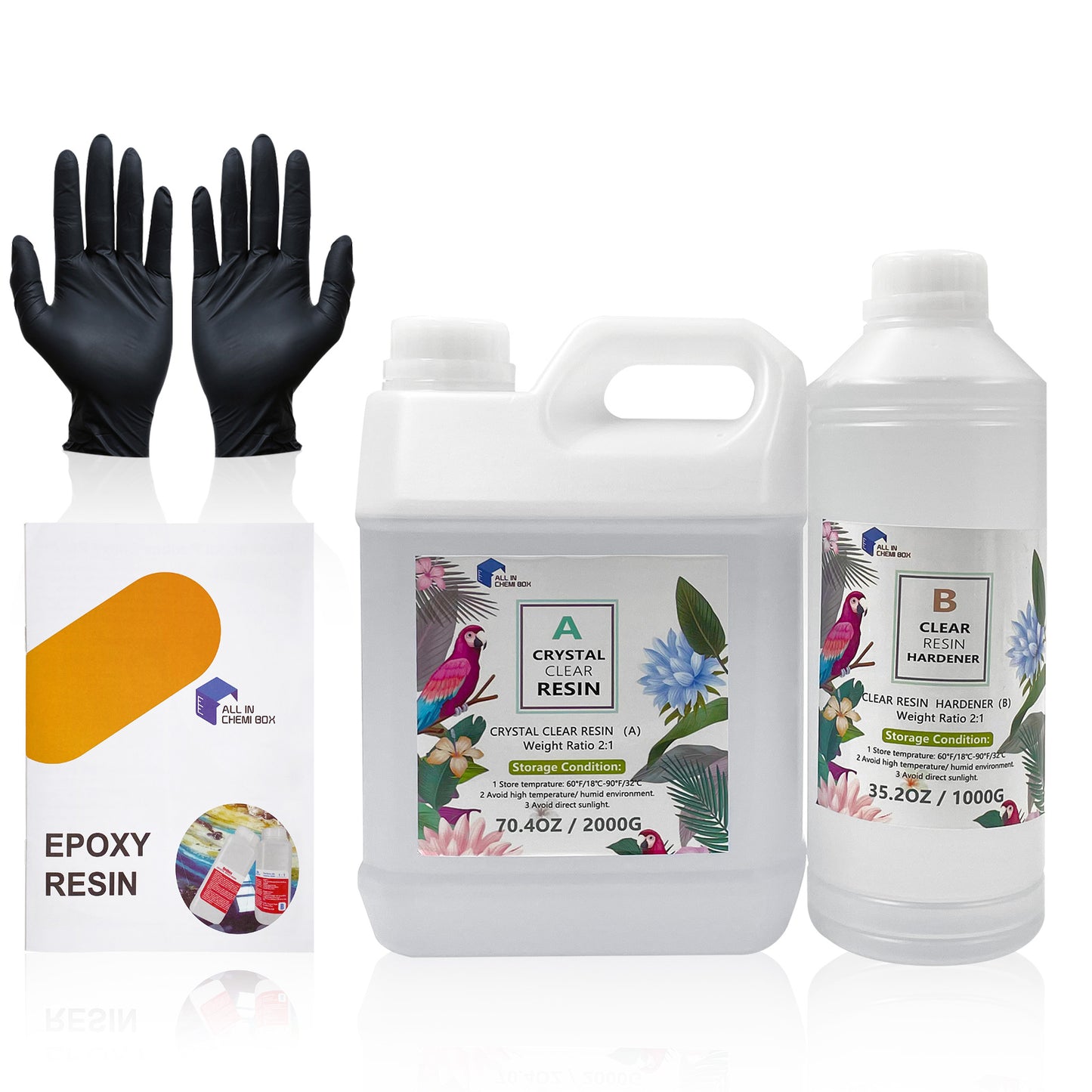 {{ Epoxy Resin Art DIY UV Crafts Glass Water Clear Epoxy Coating 1:1 2:1 3:1 AB Kit }} - Buy Car Parts Online at {{ Kaka Auto Parts }}.