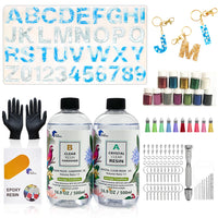 Epoxy Resin 1:1 AB Kit Craft Coating UV Color Pigment Paste Liquid Silicone Mold