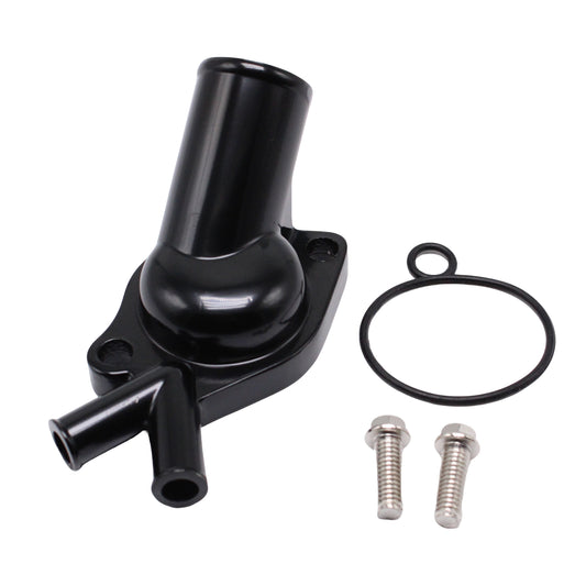 Black Twin Port Thermostat Housing Suitable for Holden V8 253 308 WB LH LX HX HZ
