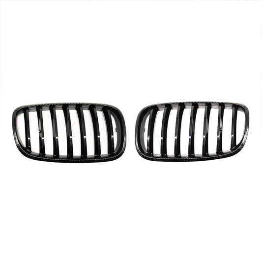 Front Bumper Kidney Grill Grille Gloss Suitable For BMW E70 X5 / E71 X6 2007-2013