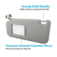 Grey Front Left Sun Visor Suitable For Toyota Kluger 2008-2013