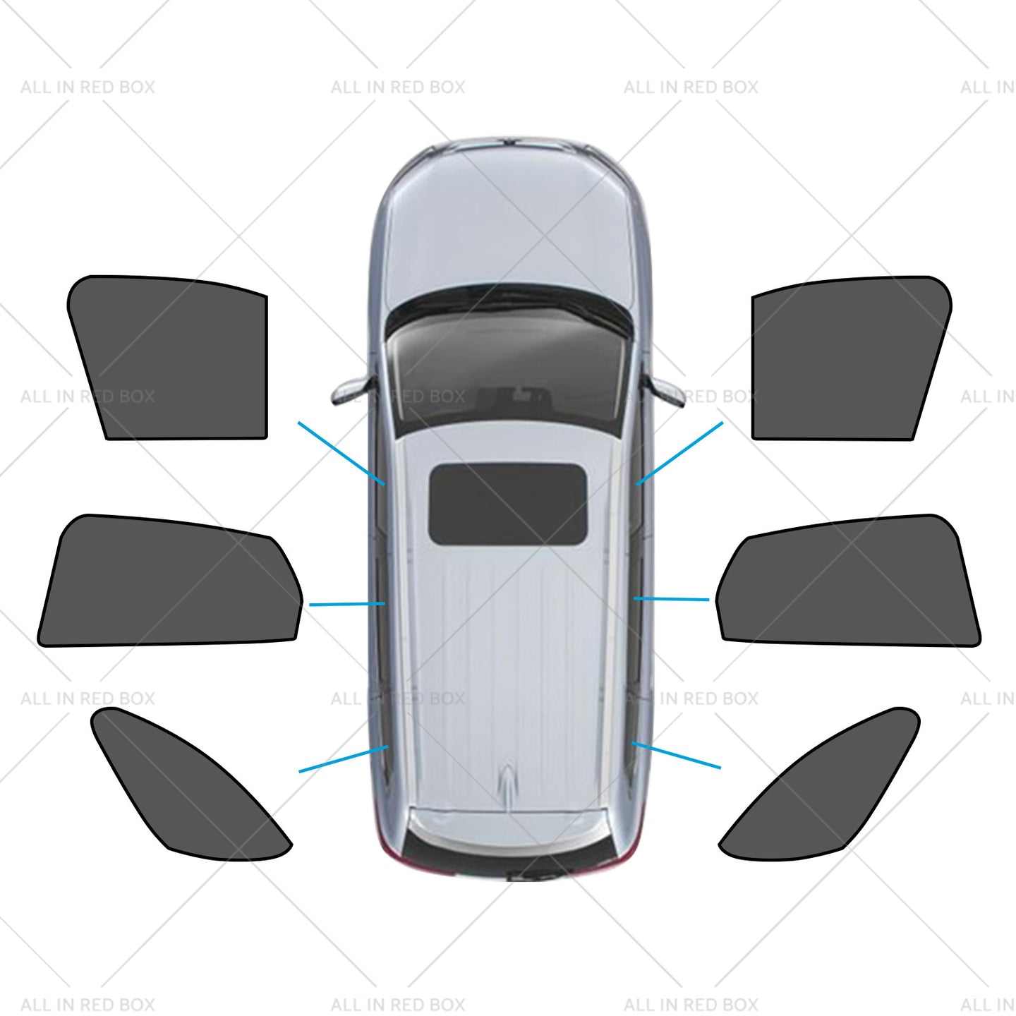 {{ Magnetic Car Window Sun Shades Suitable for Mazda CX-3 CX3 2015-Current }} - Buy Car Parts Online at {{ Kaka Auto Parts }}.