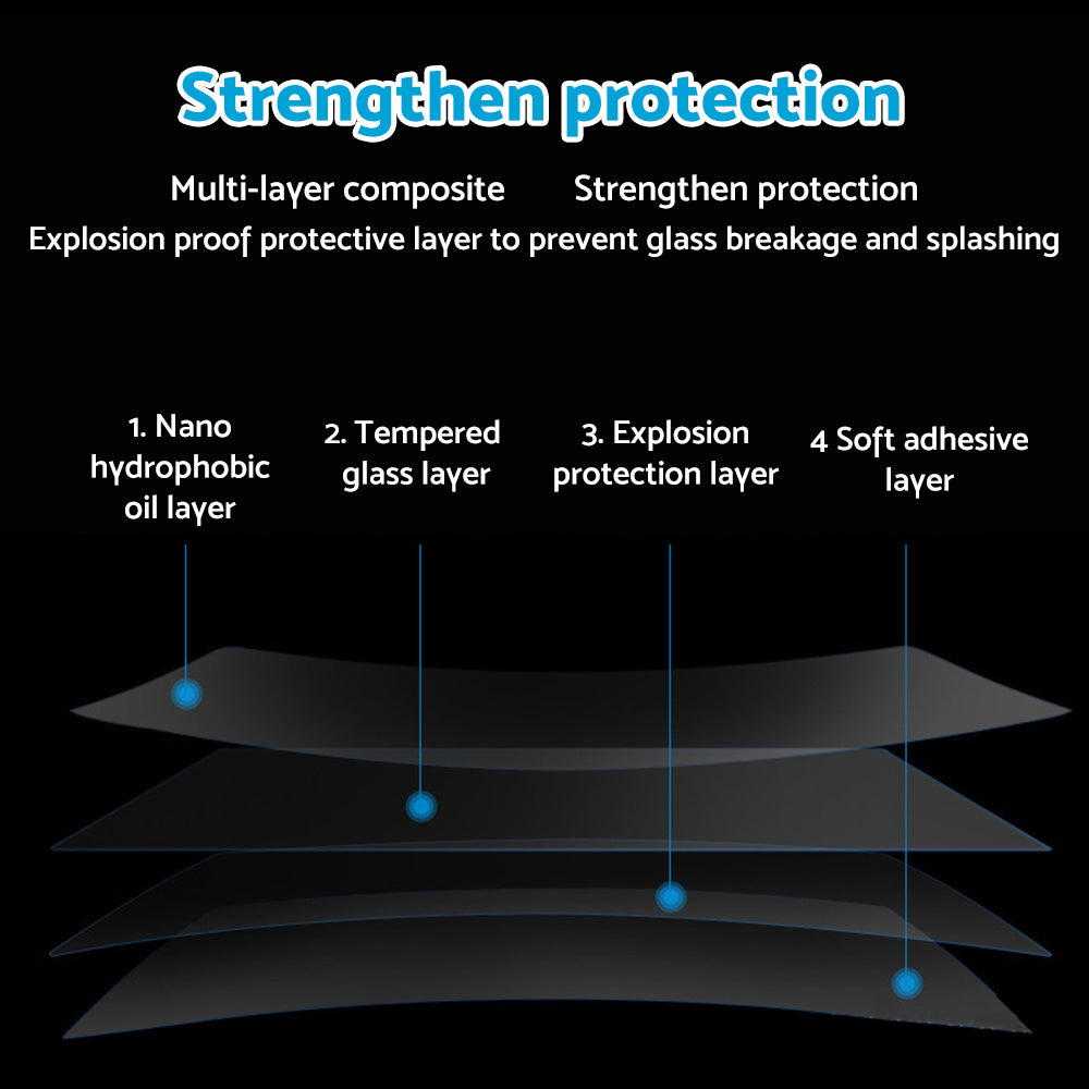 Touchscreen Protector Tempered Glass Film 9inch Suitable For Volvo XC40 2018-2022 Car Display Screen Protection