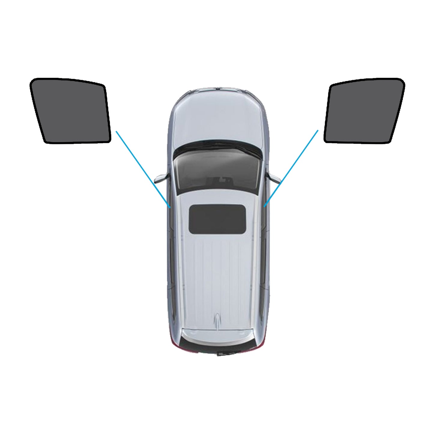 {{ Magnetic Mesh Sun Blind Shade Suitable for Subaru Outback 15-20 On Front / Rear }} - Buy Car Parts Online at {{ Kaka Auto Parts }}.