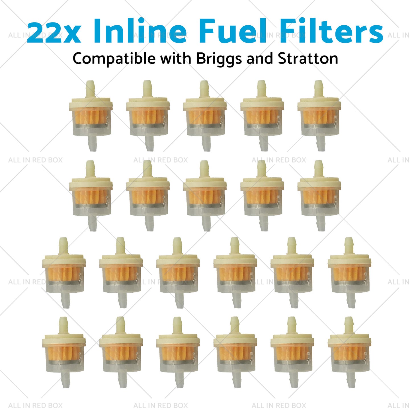 {{ 22x Inline Fuel Filters Suitable for Briggs and Stratton 691035 493629 16hp-24hp }} - Buy Car Parts Online at {{ Kaka Auto Parts }}.