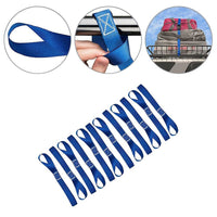 12x Soft Loop Tie Down Lashing Straps Heavy Duty Suitable For Motorcycle & Dirt Bike