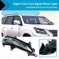 {{ Right Front Turn Signal Mirror Light Suitable for Lexus 13-20 GX460 LX570 }} - Buy Car Parts Online at {{ Kaka Auto Parts }}.