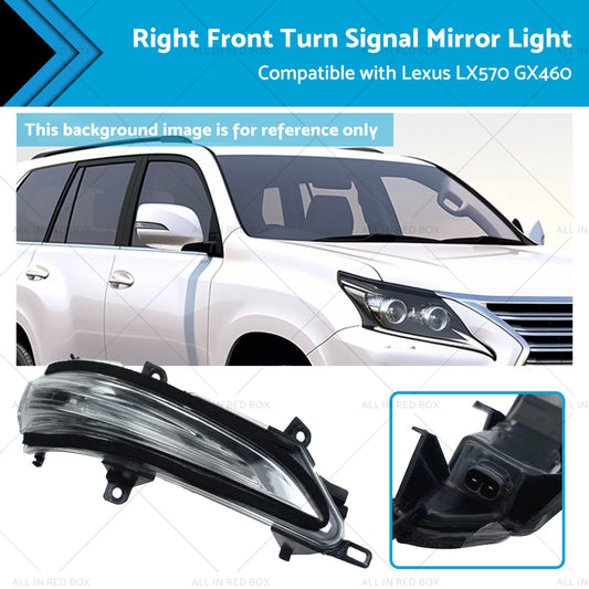 {{ Right Front Turn Signal Mirror Light Suitable for Lexus 13-20 GX460 LX570 }} - Buy Car Parts Online at {{ Kaka Auto Parts }}.