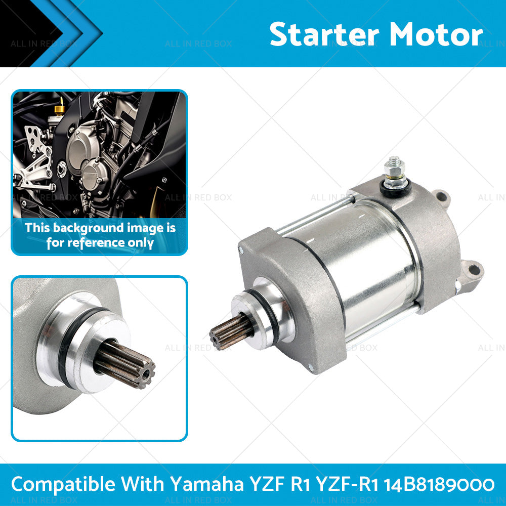 {{ Starter Motor Suitable For Yamaha YZF R1 YZF-R1 2009 - 2014 14B8189000 }} - Buy Car Parts Online at {{ Kaka Auto Parts }}.
