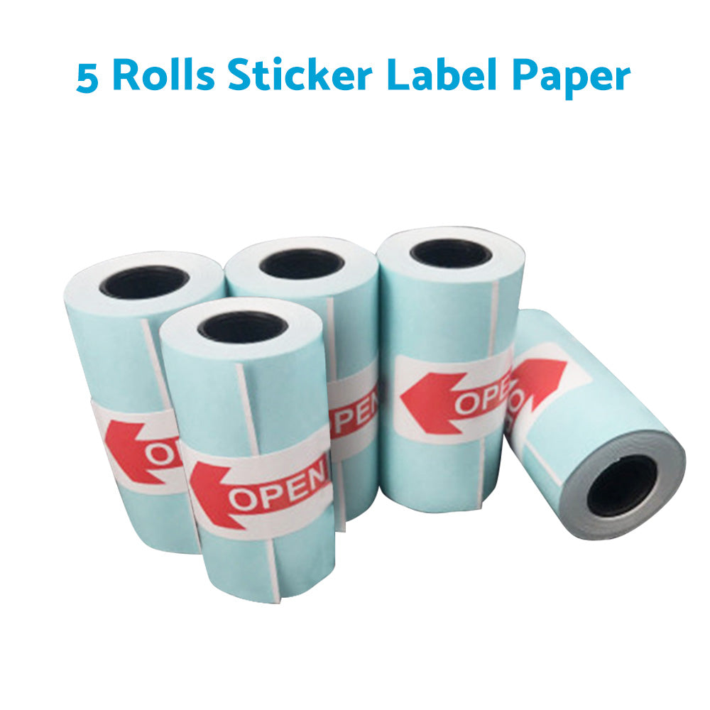 Mini Pocket Thermal Printer Suitable For Wireless Bluetooth Photo Paper Inkless Printing