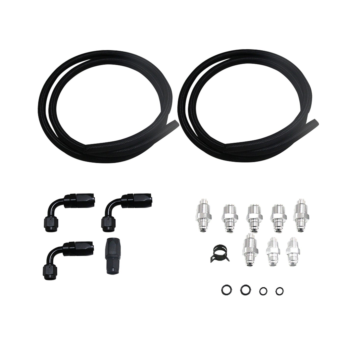 Power Steering Pump Hose Kit Suitable for LS LS1 LS3 Swap Pressure Return Line