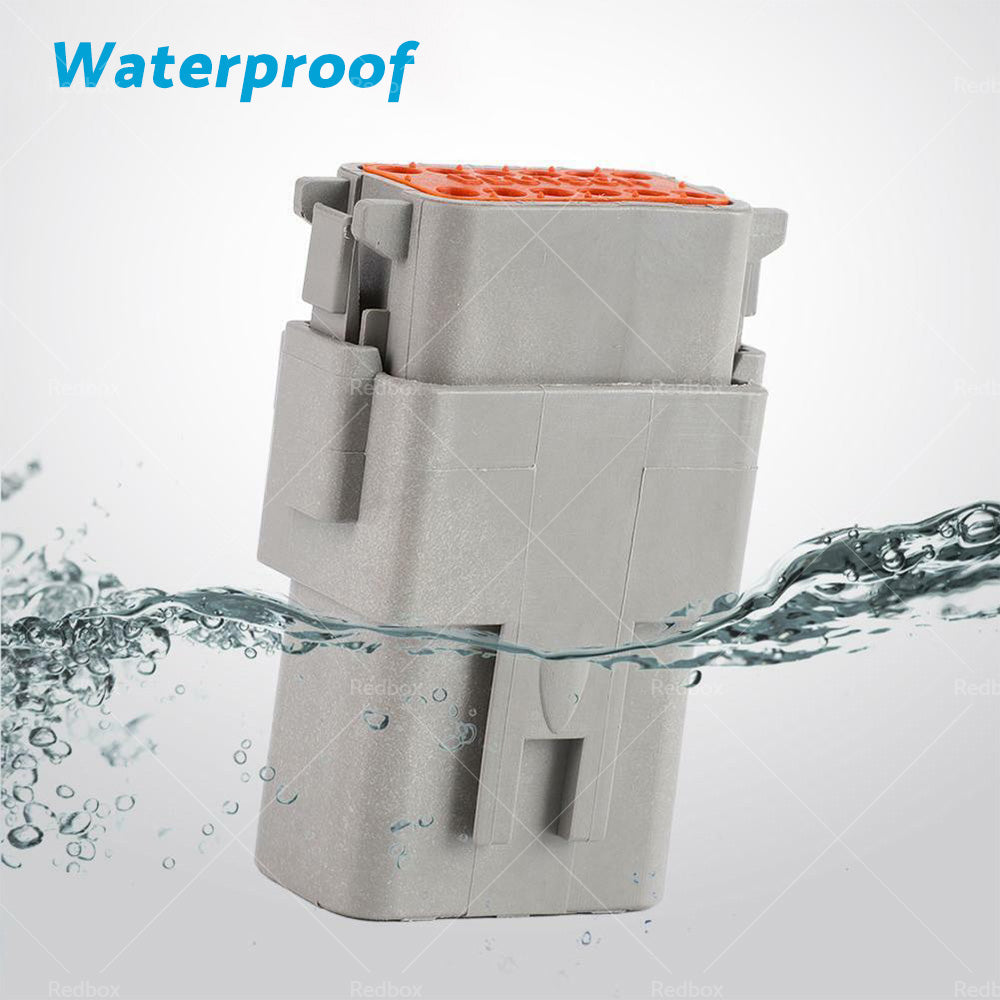 {{ Deutsch DT 12-Way 12 Pin Electrical Connector Waterproof Plug Kit Male  and  Female }} - Buy Car Parts Online at {{ Kaka Auto Parts }}.