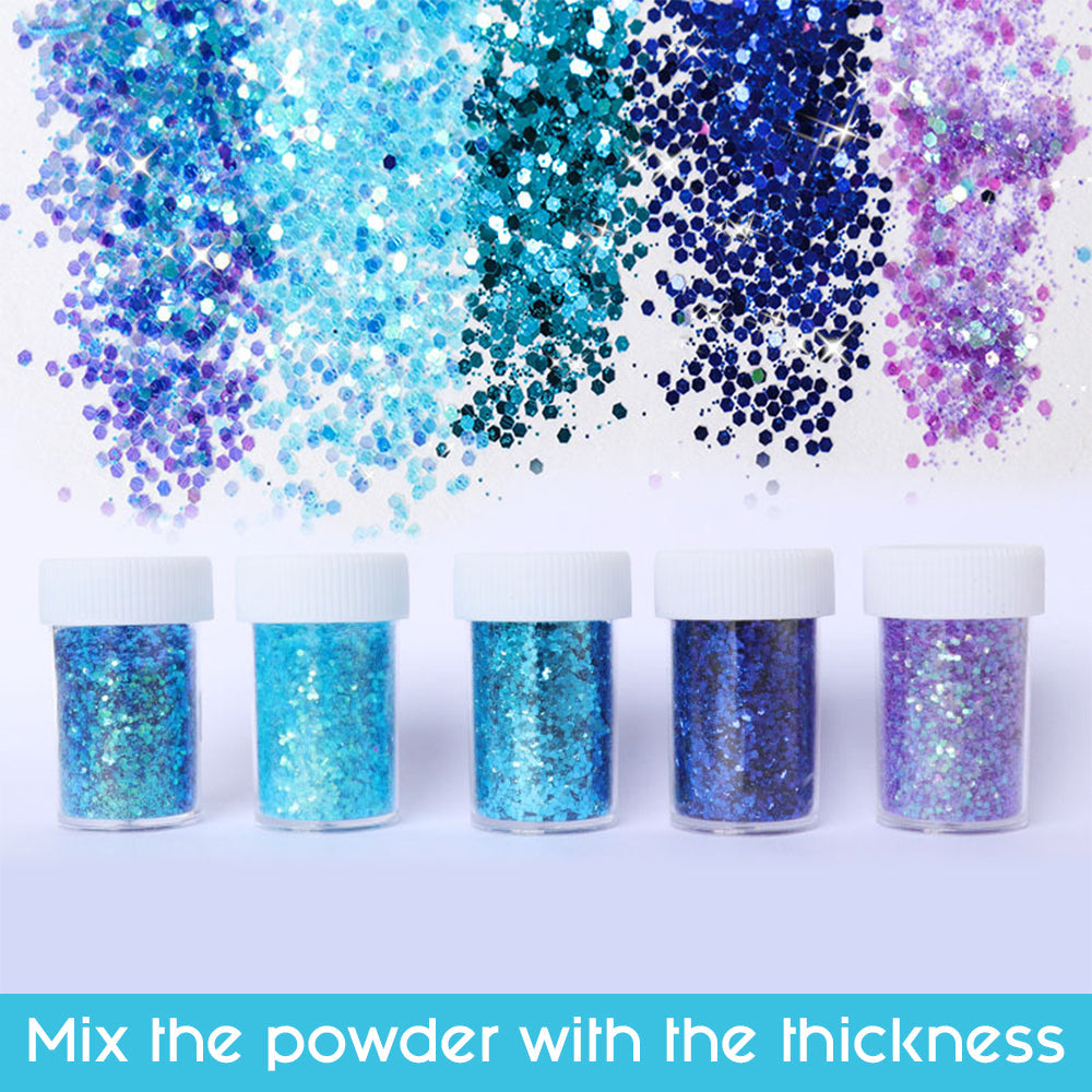 {{ 24 * 20ml Colors Glitter Pigment Debris Resin Epoxy Dream Flash Powder Crafts }} - Buy Car Parts Online at {{ Kaka Auto Parts }}.