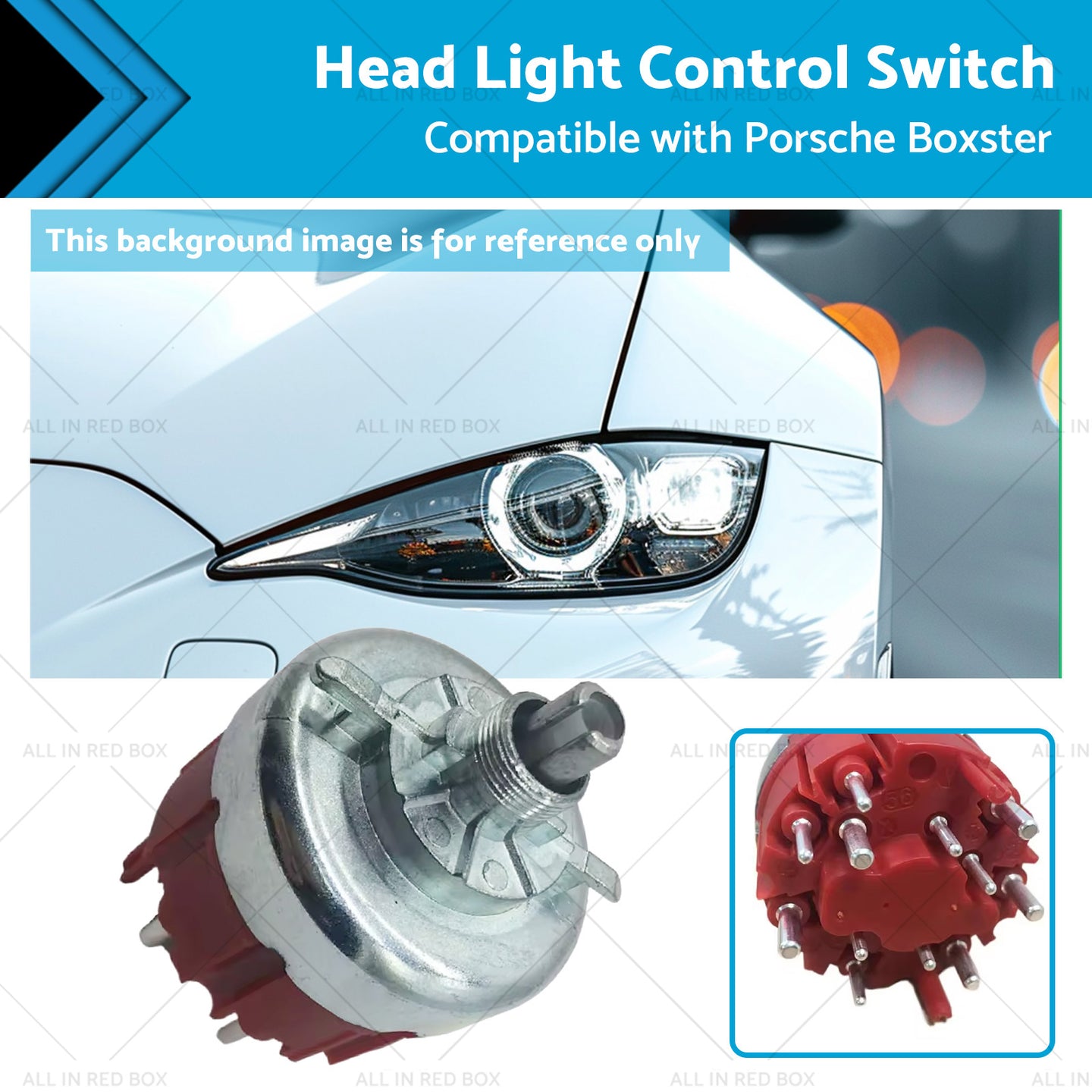 {{ Head Light Control Switch Suitable for 97-04 Porsche Boxster Porsche 911 99-05 }} - Buy Car Parts Online at {{ Kaka Auto Parts }}.
