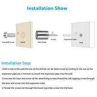 20x Stainless Steel Standoff Bolts Suitable For Sign and Advertisement Mounting