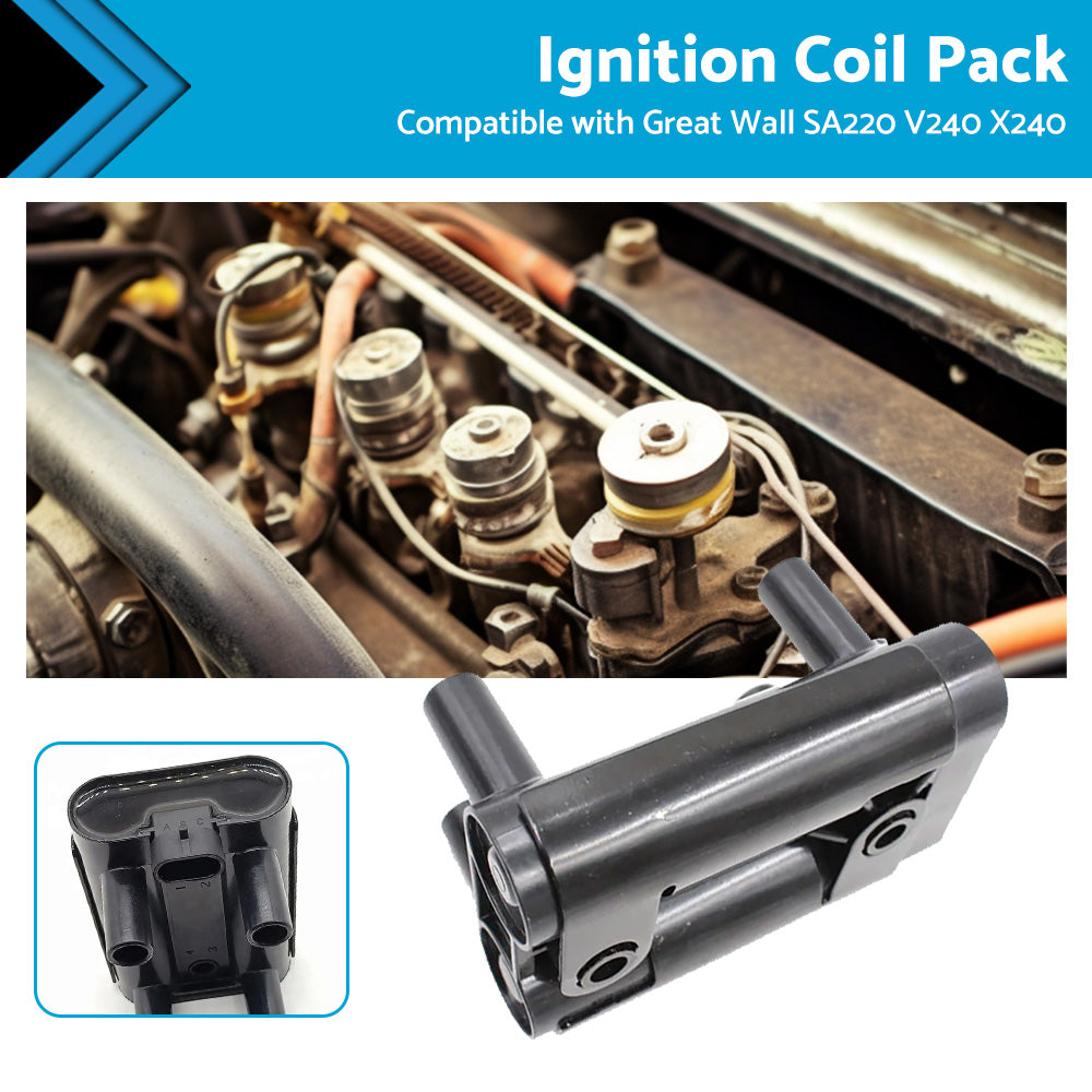 {{ Ignition Coil Pack Suitable for Great Wall SA220 V240 X240 2. 2L 2. 4L 19005270 }} - Buy Car Parts Online at {{ Kaka Auto Parts }}.