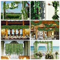 {{ 12x2M Green Plastic Leaf Foliage Artificial Ivy Suitable For Decorating Homes 12x2M Green Plastic Leaves }} - Buy Car Parts Online at {{ Kaka Auto Parts }}.