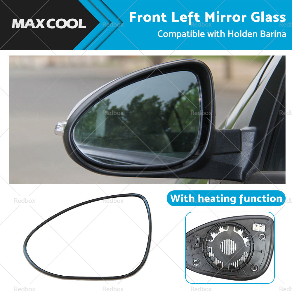 {{ Suitable for Holden Barina 2011-ONWARD Left Mirror Glass Heated Convex With Base }} - Buy Car Parts Online at {{ Kaka Auto Parts }}.