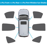 Magnetic Window Mesh Sun Blind Shade Suitable For MG ZS / ZST / ZS EV 2018-2023