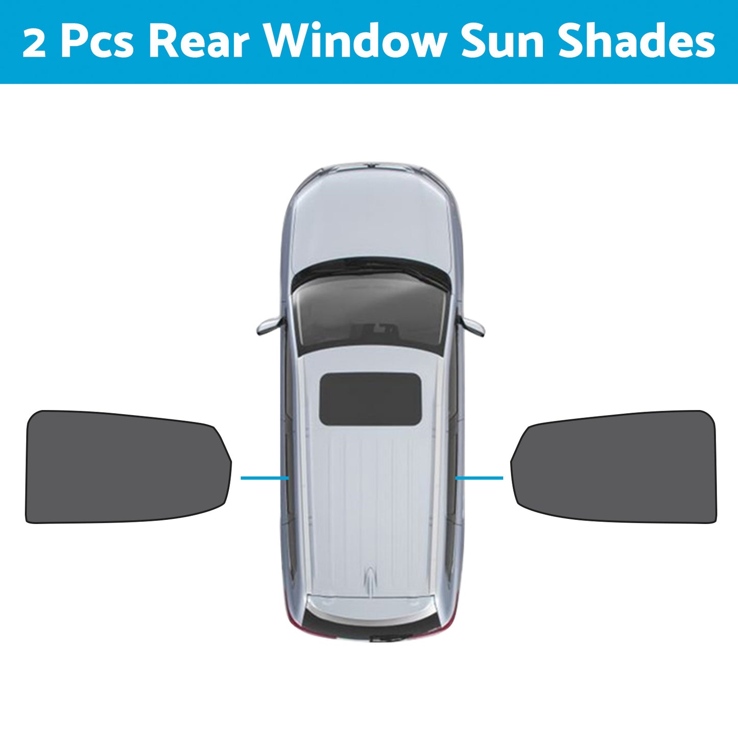 Magnetic Window Mesh Sun Blind Shade Suitable For MG ZS / ZST / ZS EV 2018-2023