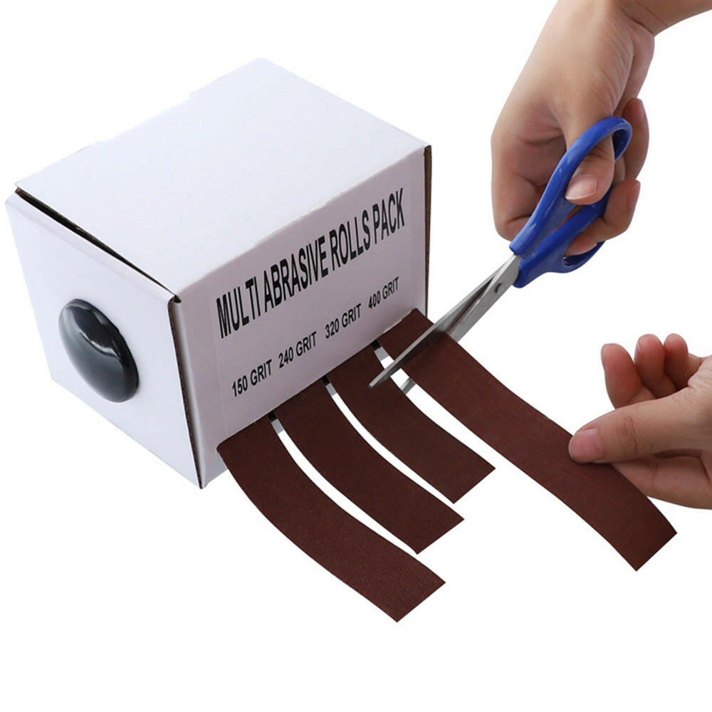 Abrasive Emery Cloth Sanding Tape Grits 150 240 320 400 Suitable For Grinding