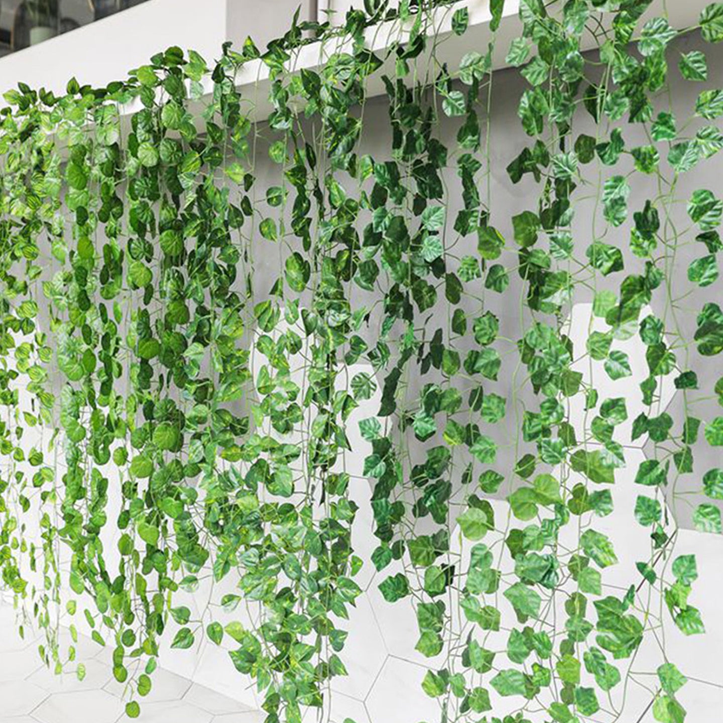 {{ 12x2M Green Plastic Leaf Foliage Artificial Ivy Suitable For Decorating Homes 12x2M Green Plastic Leaves }} - Buy Car Parts Online at {{ Kaka Auto Parts }}.
